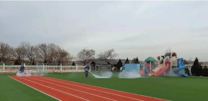 助力校園疫情防控  榆林藍(lán)天救援在行動